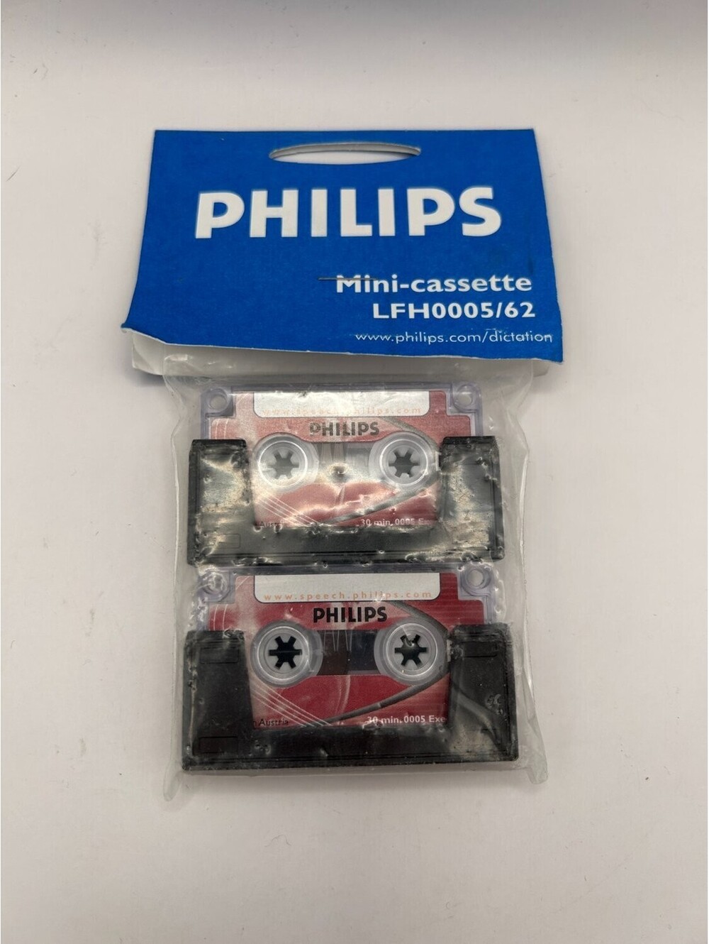 Philips LFH0005/62 Mini-Cassette 30 Min Recordable Sealed